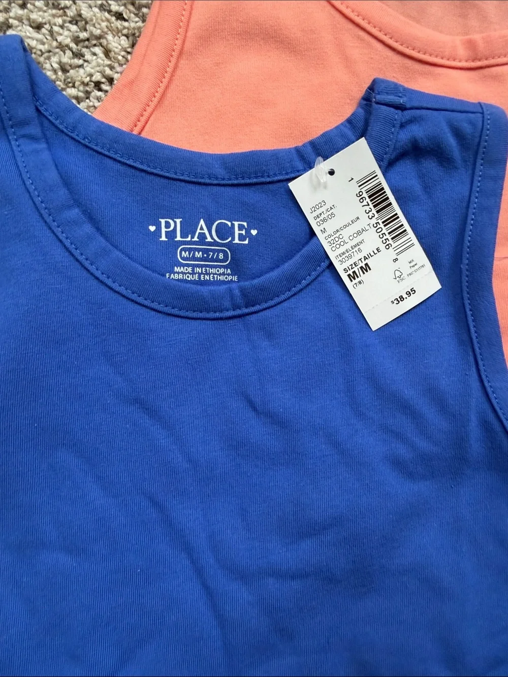 The Childrens Place three sleeveless